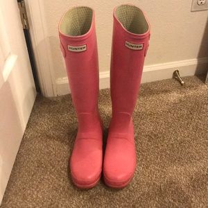 Tall Hunter boots!
